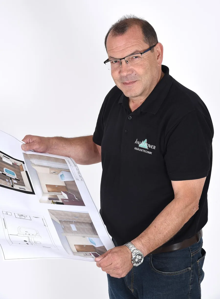Porträt von Peter Walder, Badstudio und Planung